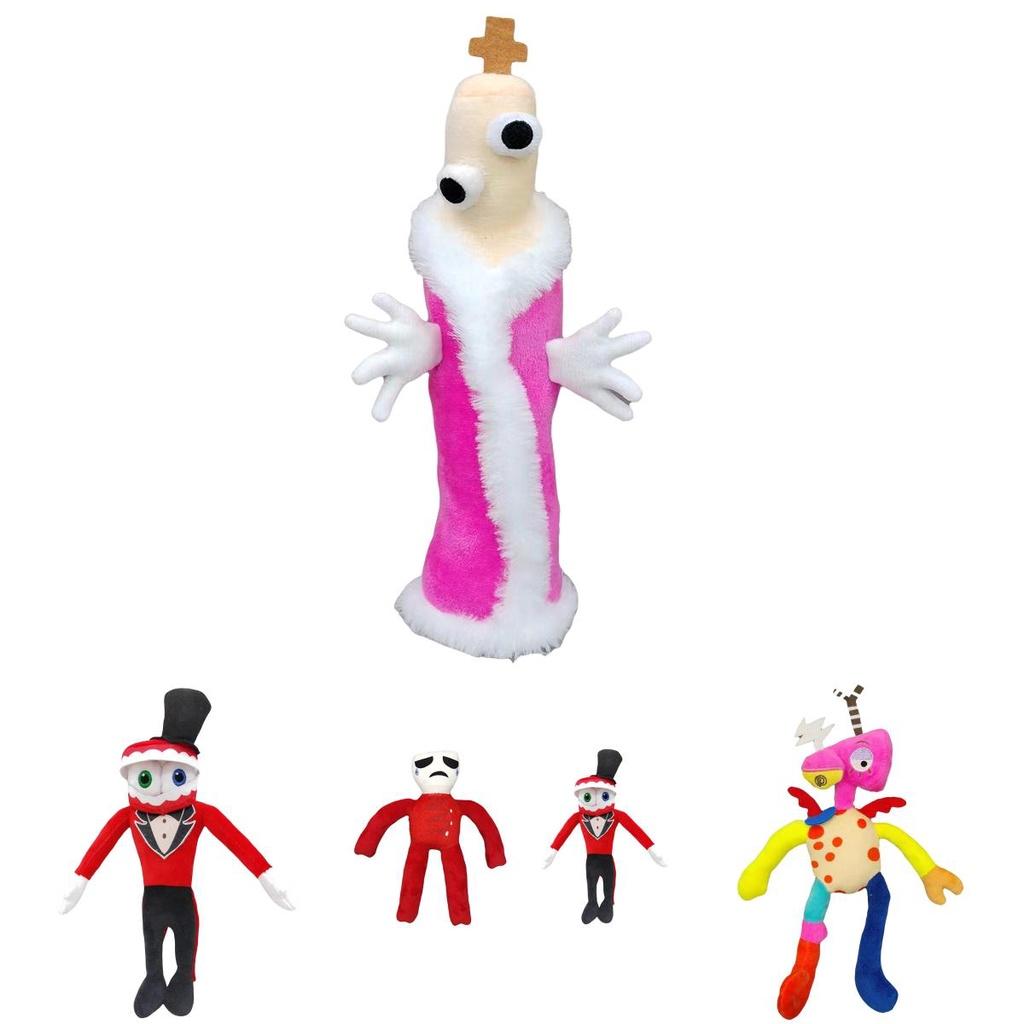 Colorful Circus Clown Toy The Amazing Digital Circus Collection Soft Short Plush Pp Cotton Filling 23-30cm
