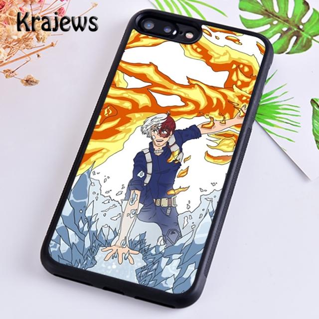 Kryt na telefon Krajews Shoto Todoroki My Hero Academia pro iPhone 14 5 6s 7 8 plus 11 12 13 pro XR XS max Galaxy S21 S22ultra