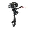 4-Stroke 6 HP Outboard Motor Fishing BoatEngine Boat Engine w/Air Cooling System Low Fuel Consumption for Inflatable Boats