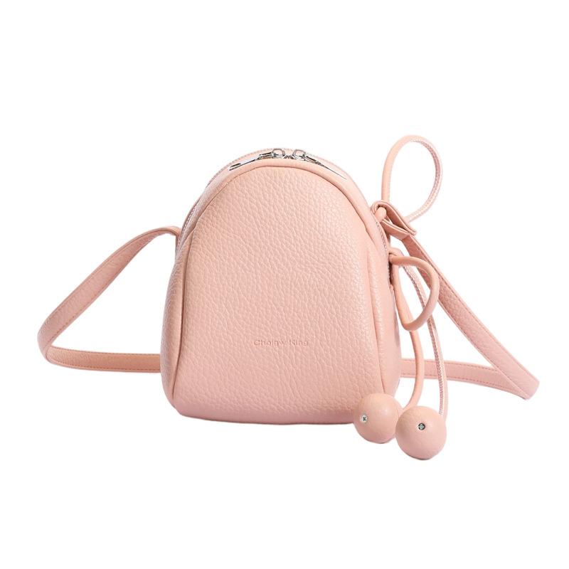 Modische leichte Umhängetasche klein für den Freizeitgebrauch, mehrschichtige Handytasche, Damen-Schultertasche