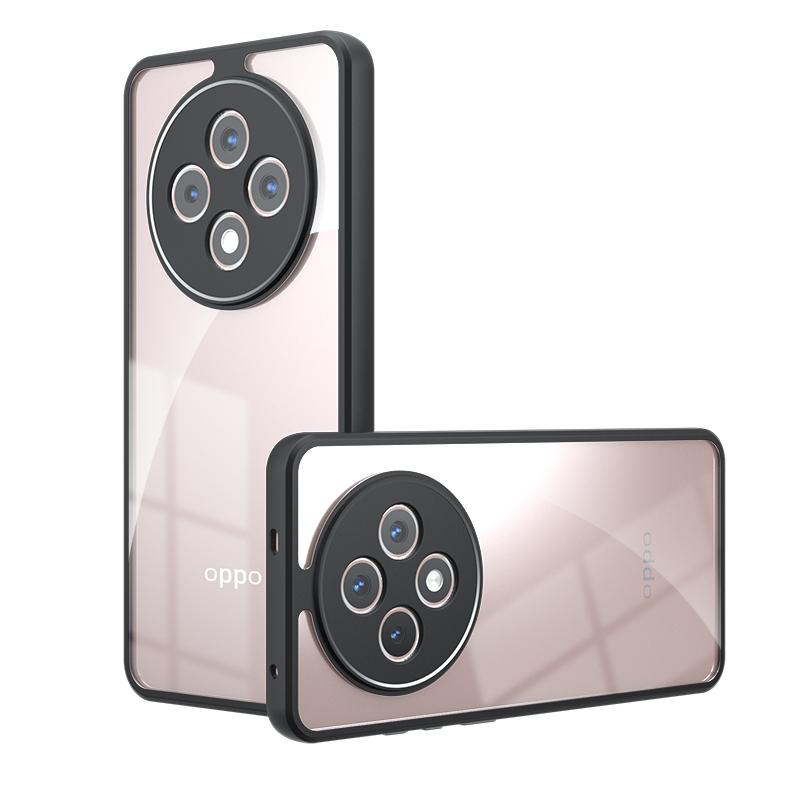 HD Transparent Cover for OPPO Reno 12 FS 12F Case Ultra Thin Clear & Matte Translucent Phone Funda for OPPO Reno 12F Capa