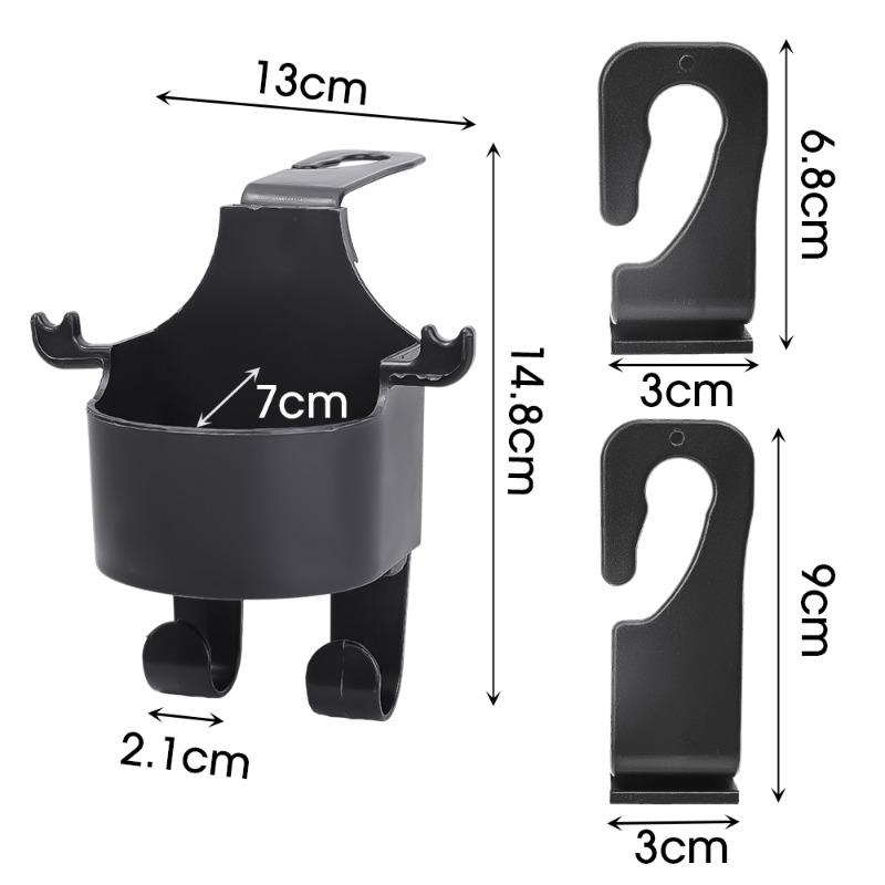 Car Hook Storage Holder Universal Automatic Seat Headrest Backrest Storage Hook Water Cup Storage Rack Car Interior Accessories