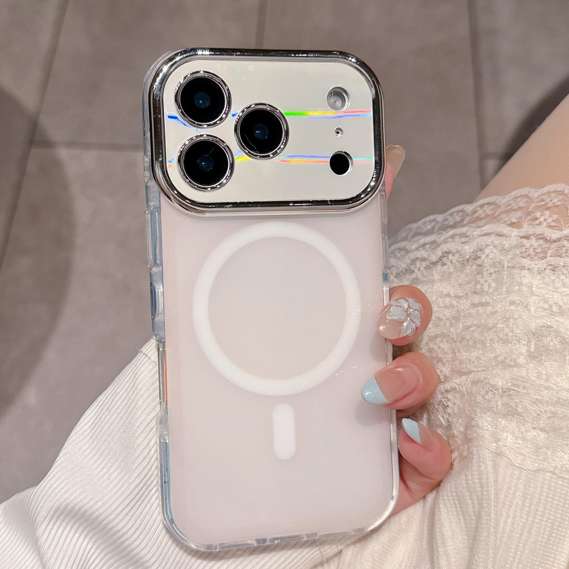 

Gradient Color Magnetic Case for iPhone 17 Pro Max - Compatible with Apple 16/15/14 Pro 15