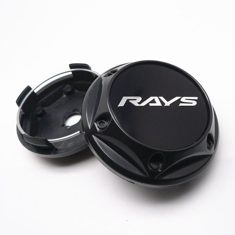4pcs 68mm 62mm For Rays Wheel Hub Center Cap Car Rims Replace Dust-proof Cover Auto Styling Accessories