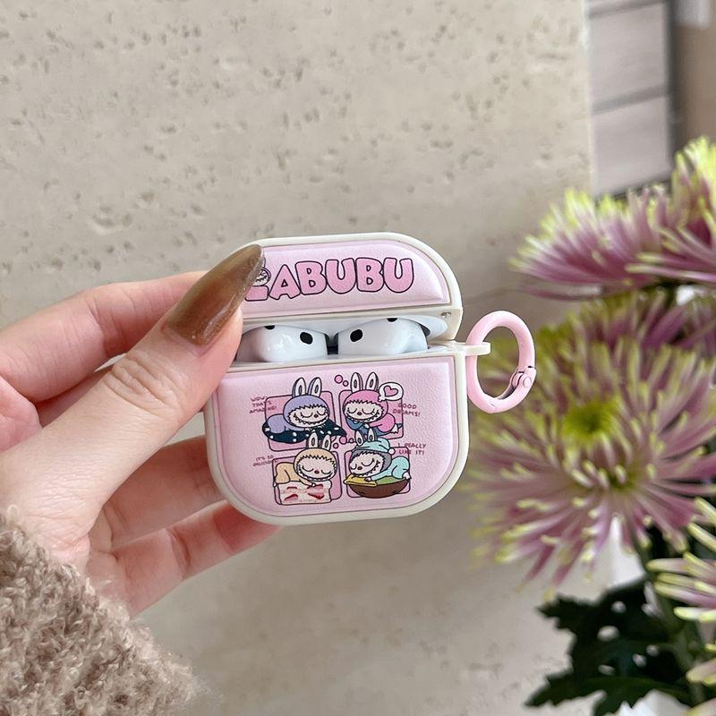 

Чехол для наушников Подходит для Pro2 Чехол для наушников Мягкий чехол Новое поступление Второе и третье поколение Беспроводное шумоподавление для мужчин и женщин 3 поколение Apple Airpods Pro [Drum Pack Pink Rab] Send Ring