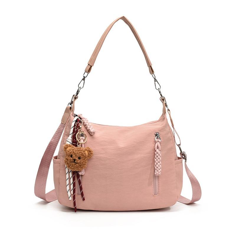 Summer new casual simple tote bag women commute to work large capacity shoulder bag crossbody armpit bag