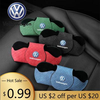 Für VOLKSWAGEN VW Auto Innenraum Brillenclip Auto Sonnenschutz Sonnenbrillenhalter Für Volkswagen Polo Golf Passat Scirocco Tiguan Jet