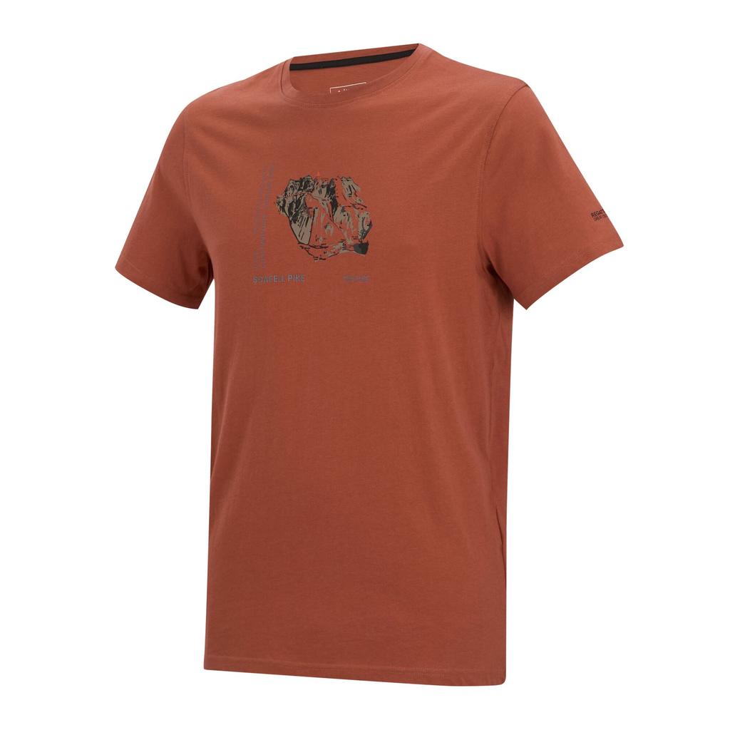 Regatta Mens Breezed Mountain Flow T-Shirt