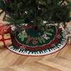 Merry Christmas Round Christmas Tree Skirt Creative Carpet Floor Mat New Xmas Floor Cover