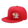 Skeleton Drinking Beer Snapback Cap Polyester Flat Brim Hat Casual Cool Graphic Baseball Cap Unisex Adult