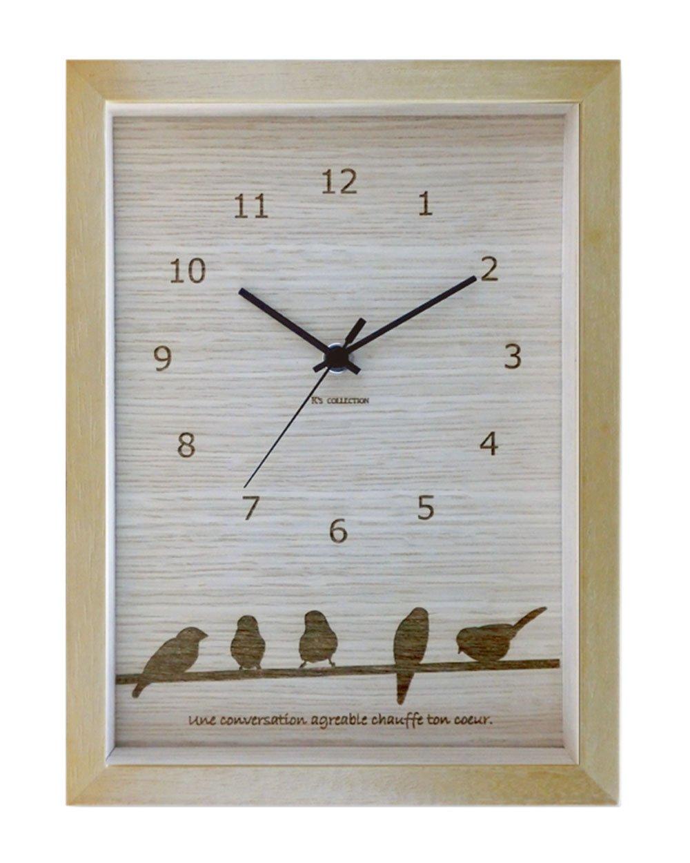 

Wall Clock DECLOCK interior Natural Bird K-ART.JAPAN DC-1503