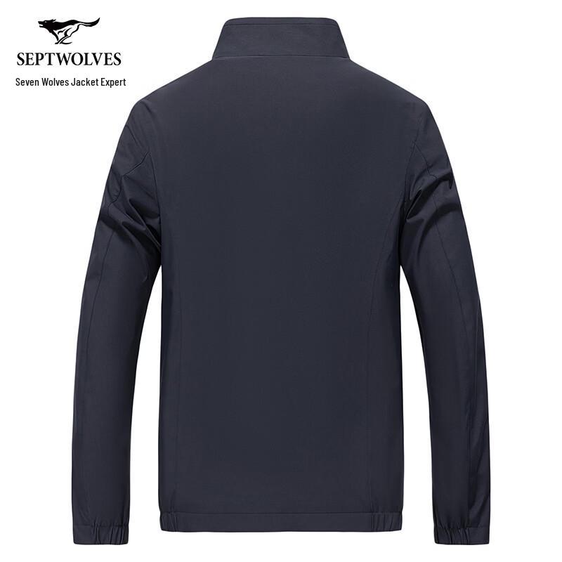 Qipilang Men's Business Casual Stand-Collar Jacket