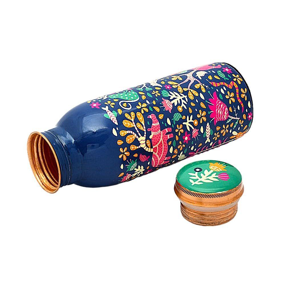 Meena Printed 750 Ml Bottle Non-Toxic BPA Free| Leak Proof| Durable & Rust Proof for Home,School,Yoga,Office,Travel Bottle Vacations