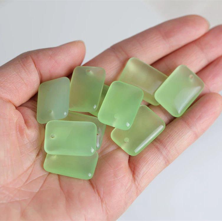 Ice White Chalcedony Jade Safety Talisman Pendant