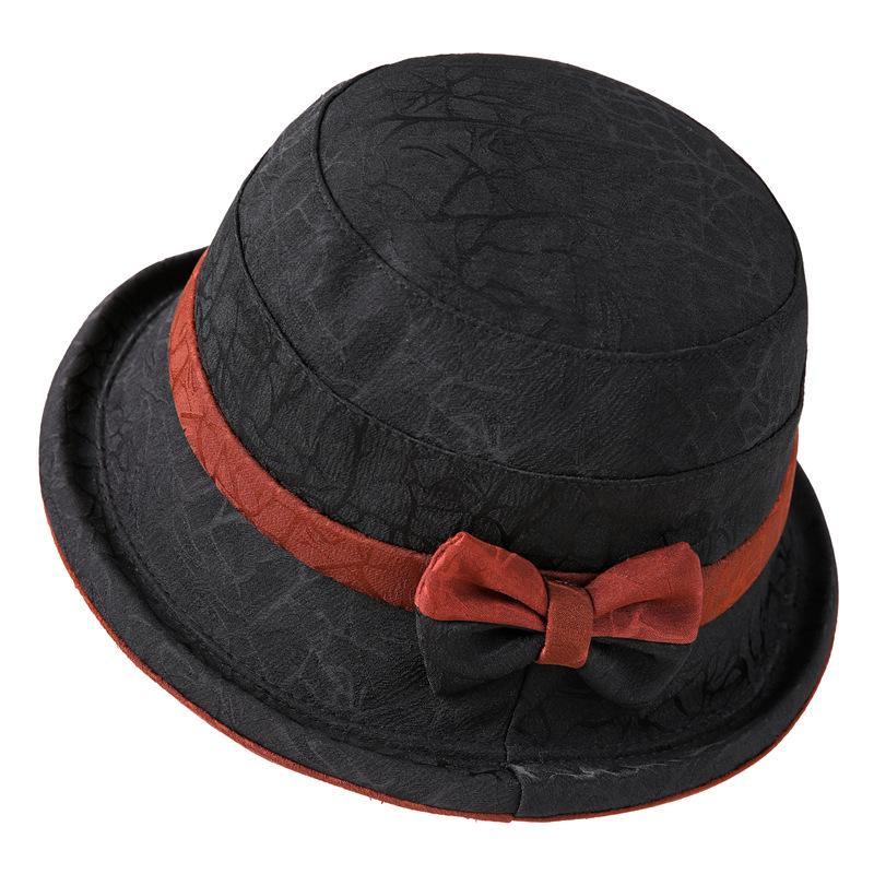 

Sun Hat Bucket Hat Women S Sun Hat Women S Foldable Sun Hat Ancient Cloud Yarn Mother Hat M（56-58cm） чорний