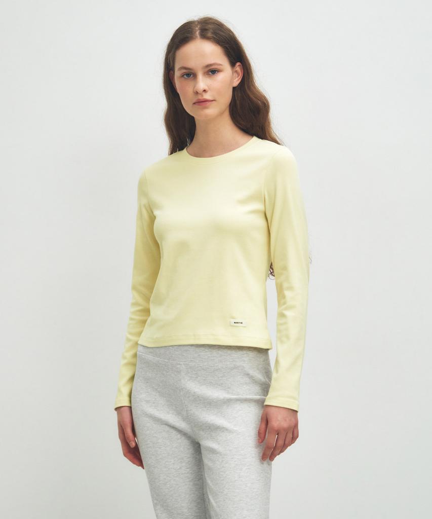 Malittepeulangsowajeobeo W Basic Long Sleeve Light Yellow