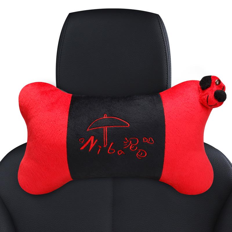 ICAROOM Car Headrest Neck Pillow, Hollow Cotton Car Cushion, Cartoon Car Bone Pillow NB-103KT