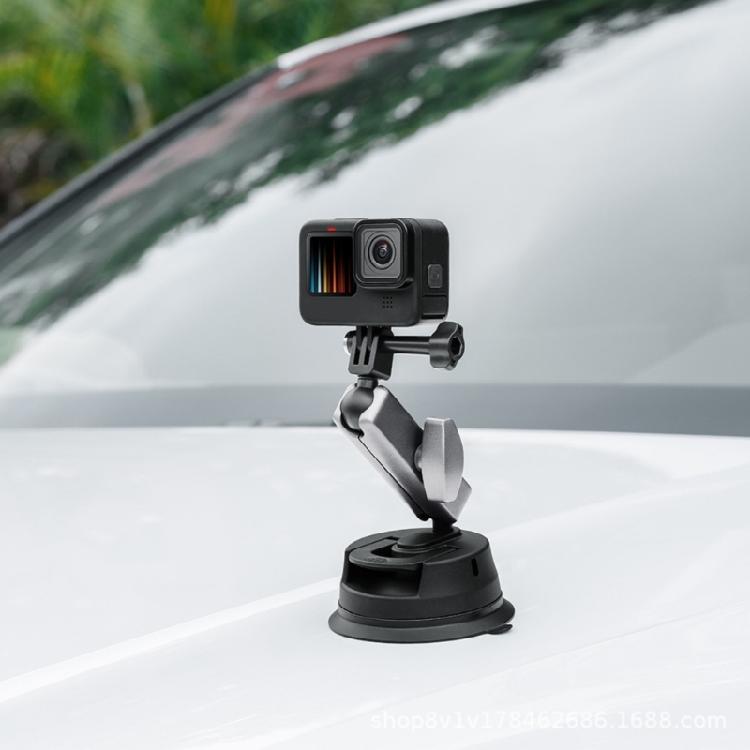 Suporte de Ventosa Multiângulo para Carro para Câmeras de Ação Suporte para Para-brisa Suportes com Instalação Fácil