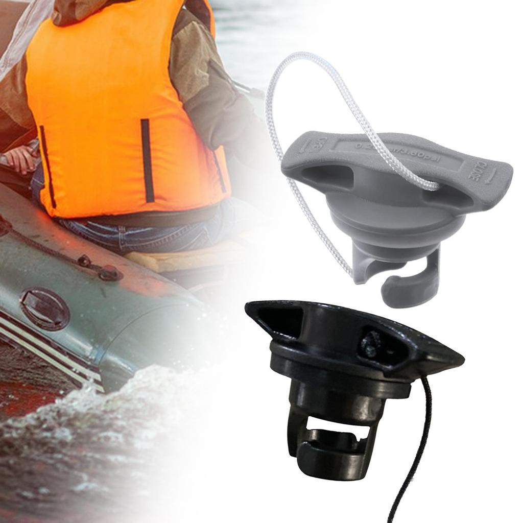 Inflatable Boat Valve Cover Replacement PVC Plug Adapter for Kayak Canoe Raft Air Tube Accessories
