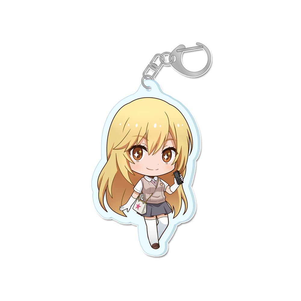 

A Certain Scientific Railgun Misaka Mikoto Shirai Kuroko Uiharu kazari Saten Ruiko Official HD Acrylic Keychain Bag pendant Gift 6 cm