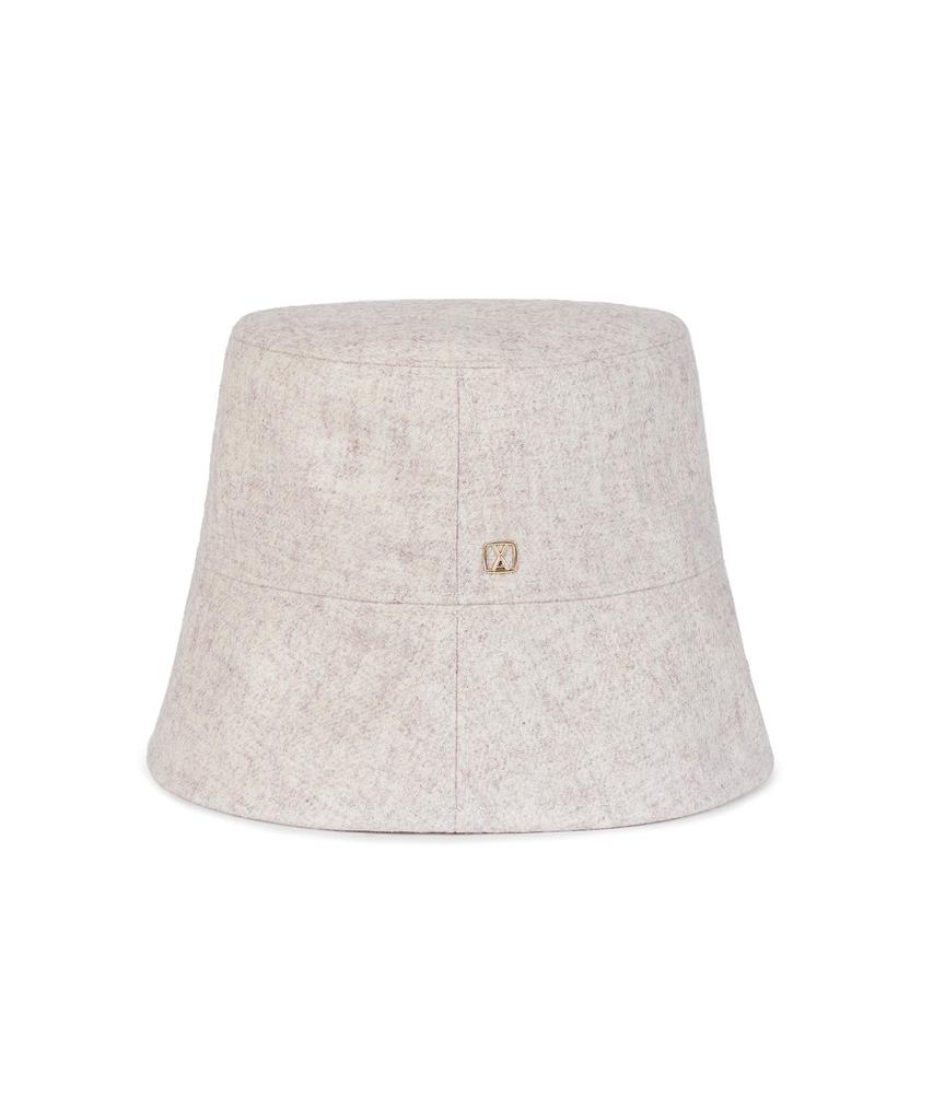 Bajal Va Square Drop Oversized Bucket Hat Ivory