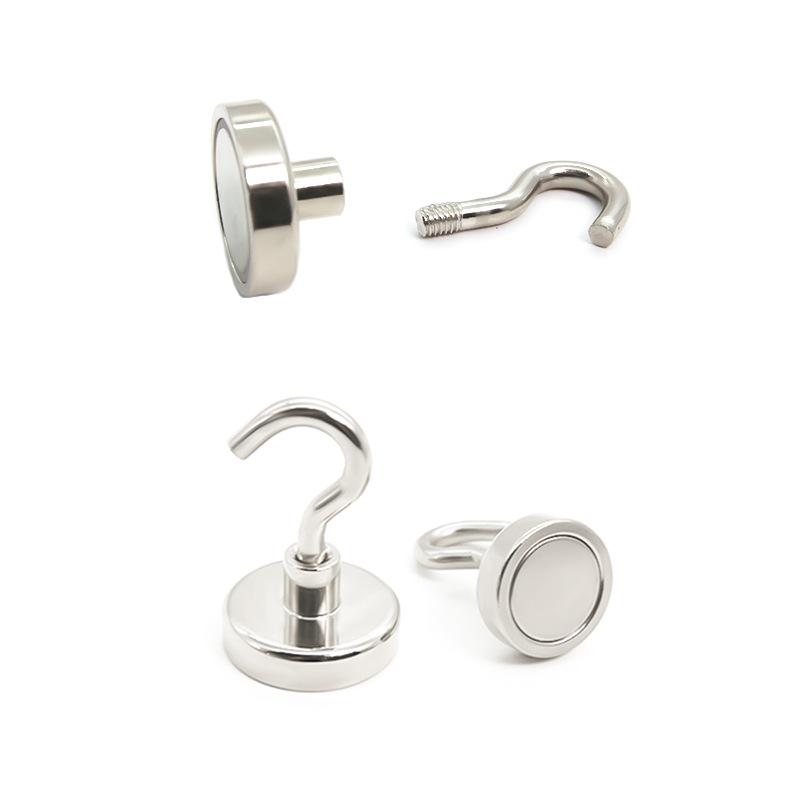 10PCS Strong Magnet Hooks Multi-Purpose Storage Hooks Home Kitchen Bar Storage Hooks Key Storage Hooks Bathroom Hangers