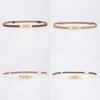 Elegant Leather Belt For Women With Alloy Buckle For Dress And Blouse Styling