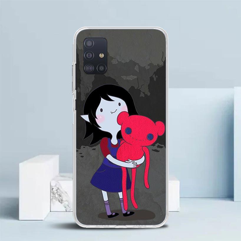 Adventure Marceline Jujuba Soft Cover for Samsung Galaxy A12 A22 A32 A52 A72 A02S Phone Case Note 20 Ultra 10 S10 Plus A51 A71 A