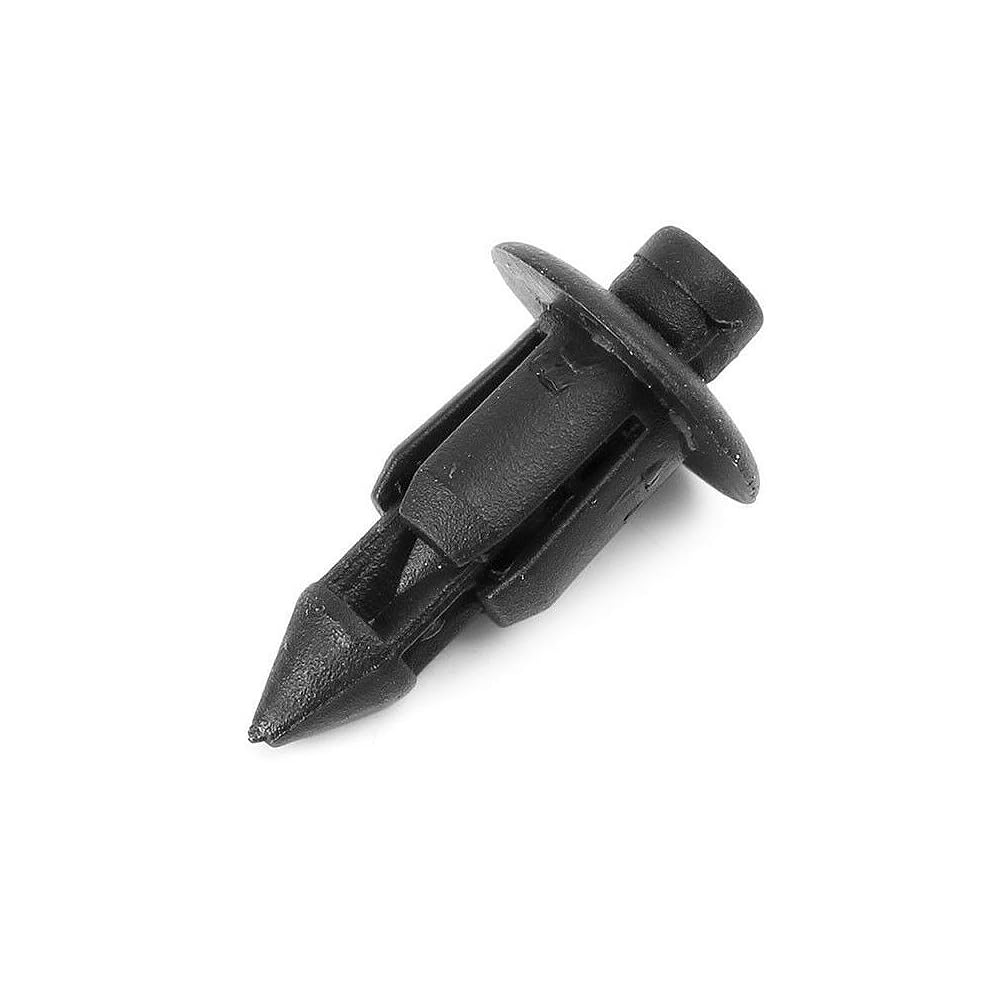 HEJINYUN Push Rivet Clips Rivets Plastic Black (6mm 50pcs) Fastener Trim Clips Plastic (For Toyota, Nissan, Mitsubishi, Suzuki)