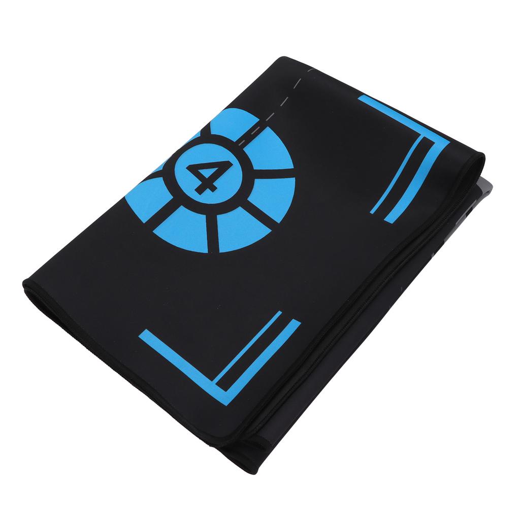 2mm Basketball Training Mat Mute Black Rubber Basketball Training System for Home Kids