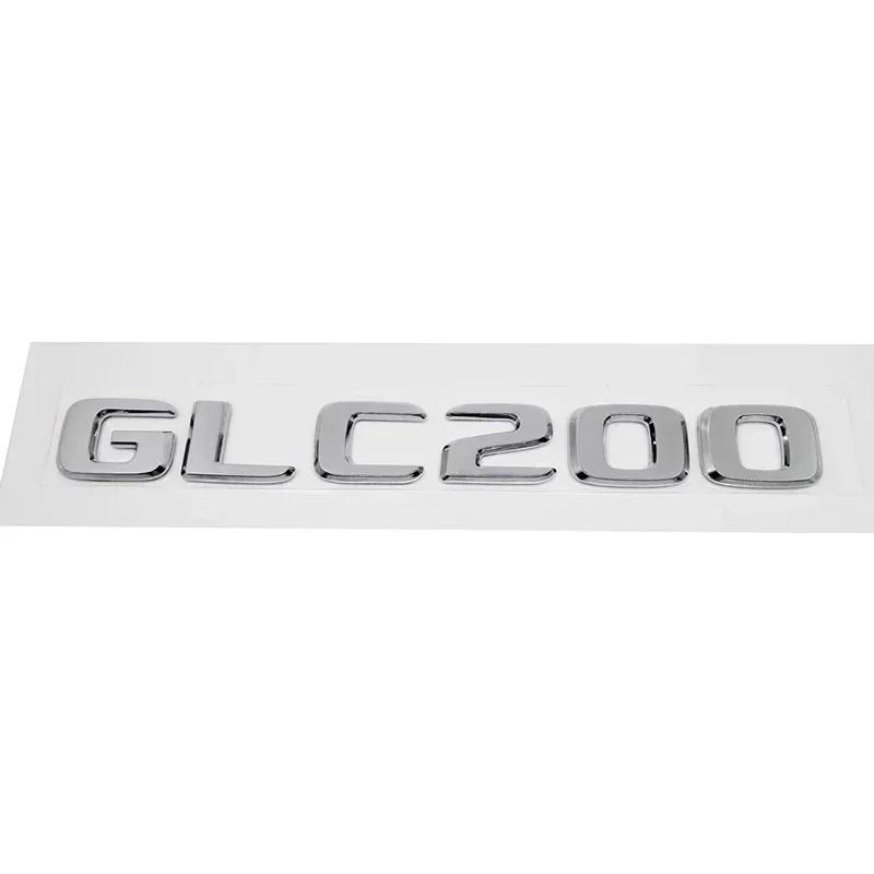 ABS Car Rear Sticker Alphabet Trunk Badge Decal Exterior for Mercedes Benz GLC63 GLC200 GLC260 GLC300 Auto Accessories