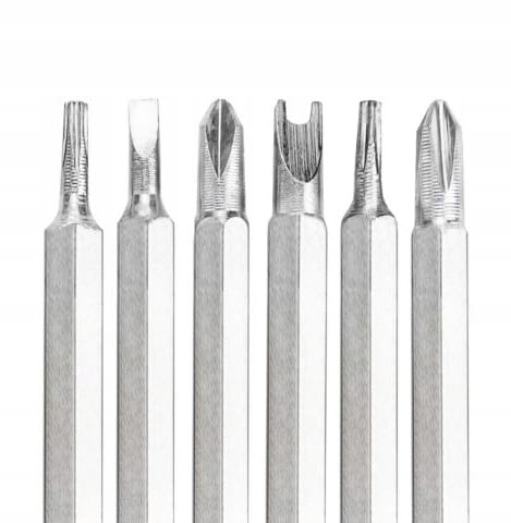 Set of 12 Steel Screwdrivers with Handle