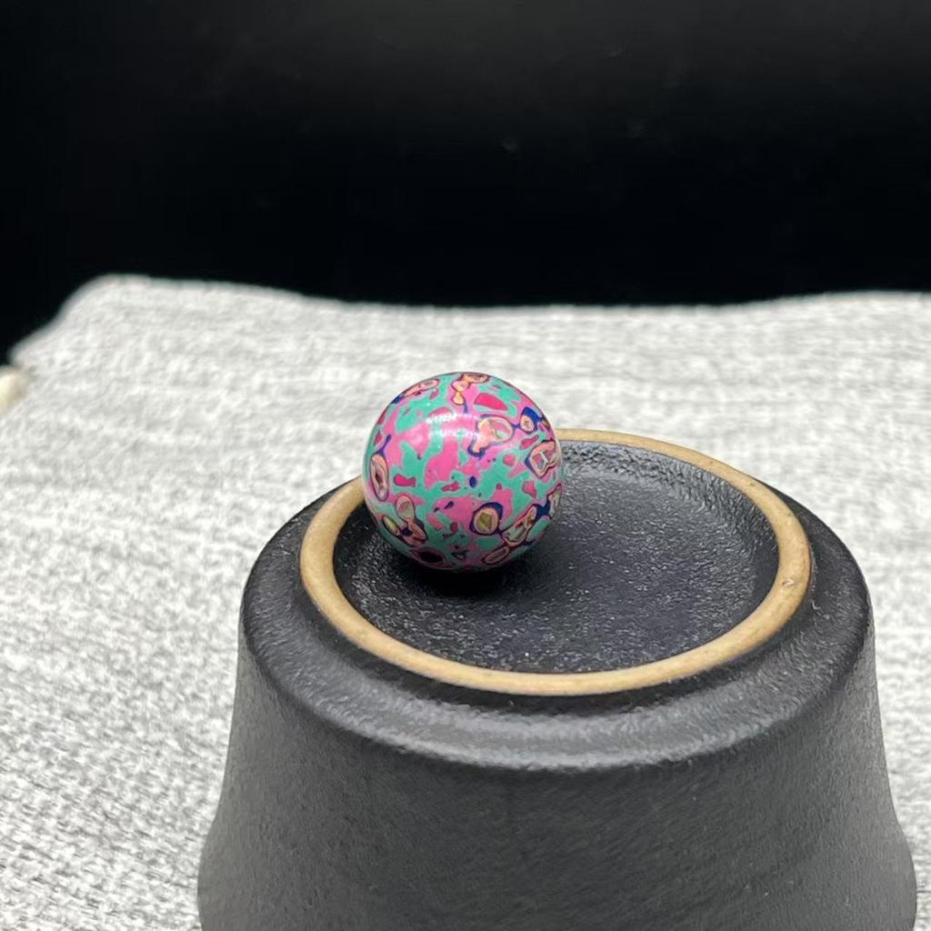 15mm Large Lacquer Loose Craft Beads for DIY Bracelets and Accessories
