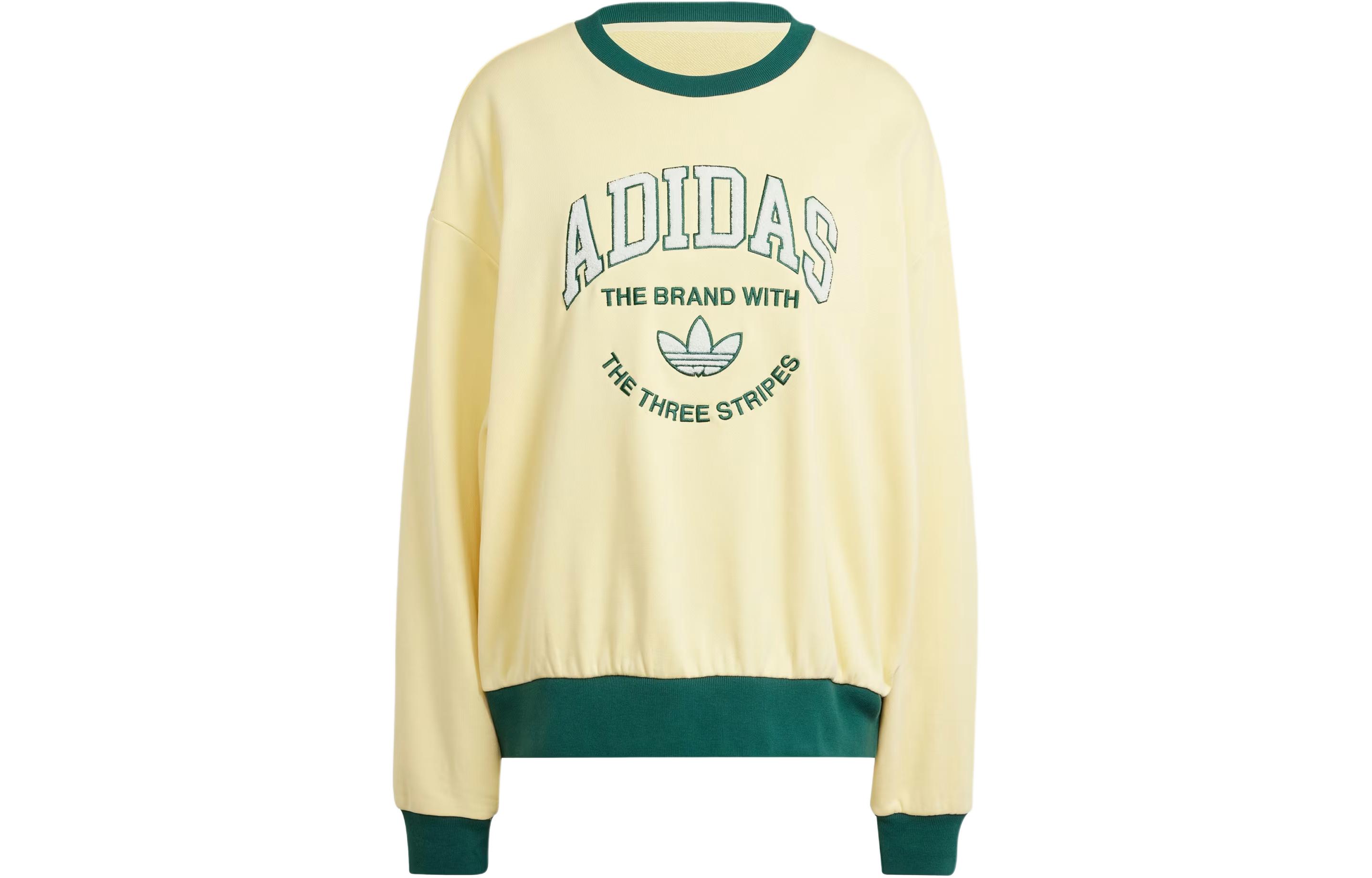 Adidas Originals Vrct Graphic Sweatshirt Women s Yellow IT9857 L