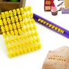 Alphabet Clay Stamp Set DIY Baking Tools for Cookies Fondant Pottery 26 Letters Symbols Numbers Embosser Stamps Creative Crafting Kit
