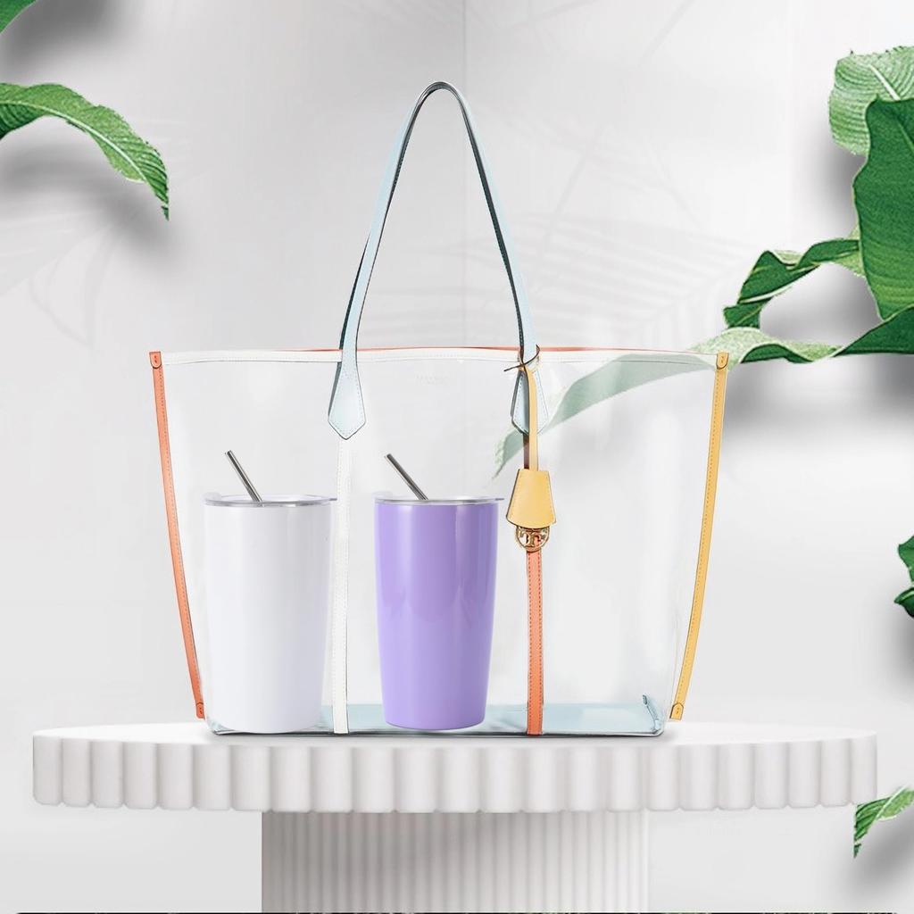 MYEEDA Tumbler with No Tumbler with Stainless Vacuum Coffee Large Coffee Water Cold Long Time Hand Washable Water Convenience Store Coffee Wide Vacuum