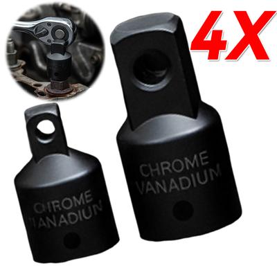 Socket Fittings Ratcheting Wrenches for Auto Maintenance Converter Reducing Auto Repair Tools 4pcs Square Socket Adapters
