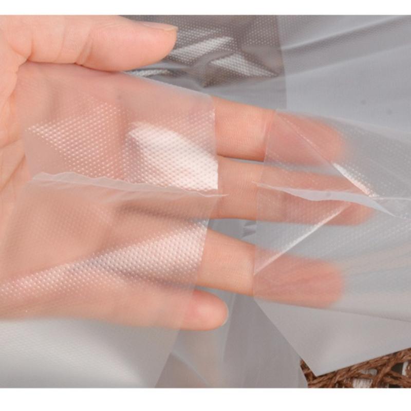 Environmentally Friendly PE White Plastic Bag Food Grade Fruit Bags Convenient Food Grade Disposable Packaging Bag for Household and Commercial Use