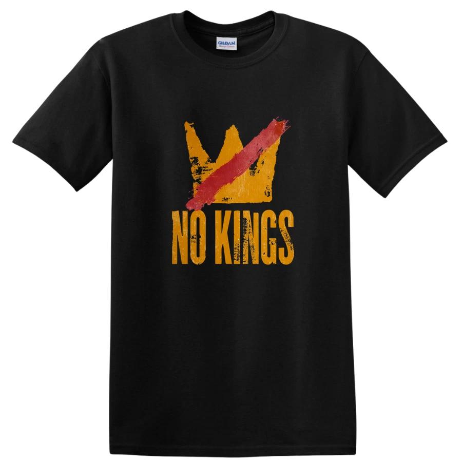 No Kings T Shirt Anti Monarchy Protest Democracy Vote Resistance Activist Tee S