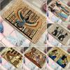 Ancient Egypt Egyptian Door Mat - Non-Slip Home Decor Washable Rugs for Kitchen, Corridor, Bathroom & Hallway Entrance