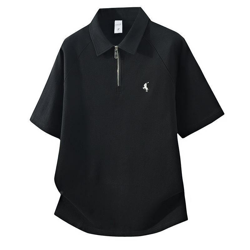 Men s Summer 2026 Ice Silk Quick-Dry Polo Shirt 3XL