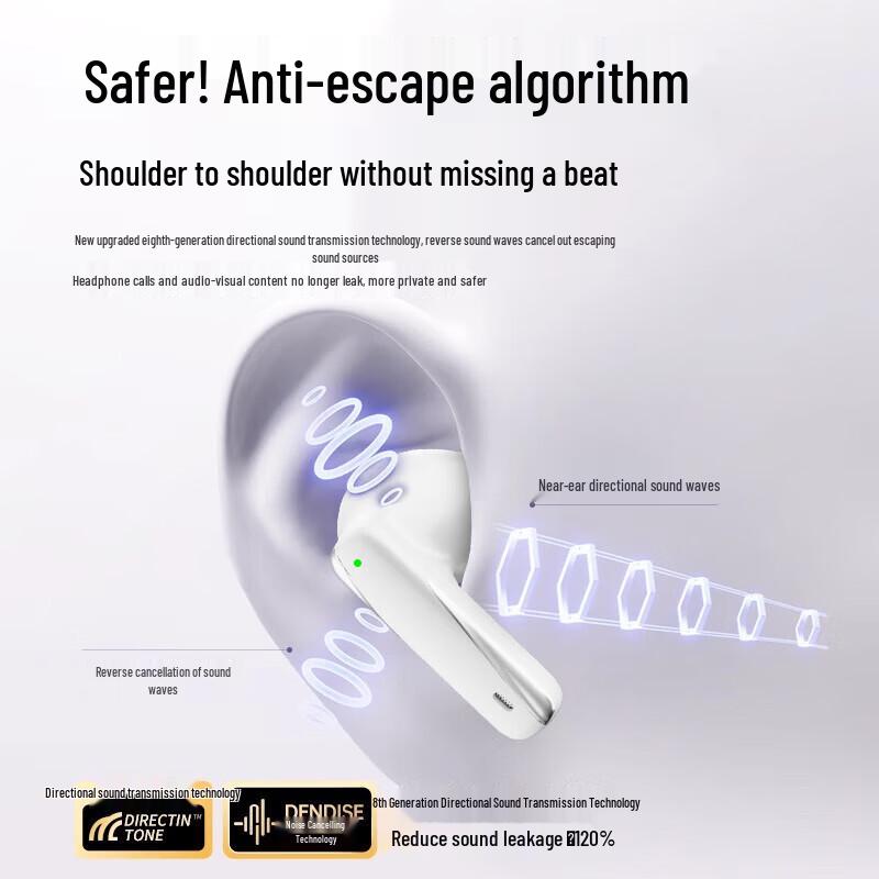 Skyworth T5 Lite AI Active Noise Cancelling Wireless Earbuds