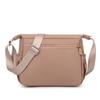 Women's Bag Multi-Layer Zipper Shoulder Bag Nylon Crossbody Bag