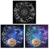 Square Flannel Tarot Altar Cloth Card Board Game Astrology Oracles Card Pad Table Cover Card Mat Divination Tablecloth