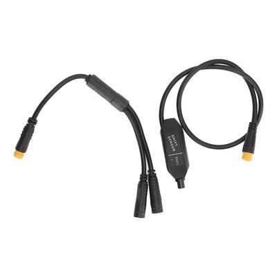Bike Gear Shift Sensor Connector Cable with Short 1T2 Brake Splitter for Bafang Mid Mount Motor