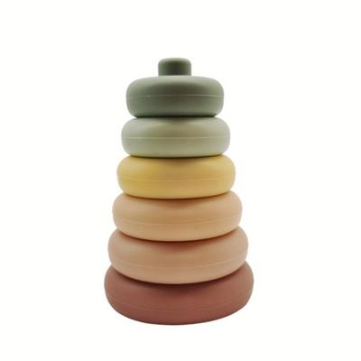 Casa Drawing Silicone Stacking Infant Ring Cup Stacking Baby Ring Insert, Korean Baby Products