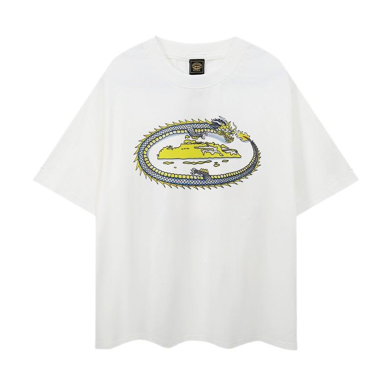 Corteiz Series Printed Short-sleeved T-shirt, Casual Loose Men's and Women's Summer Tops