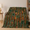Vintage Brick Stone Flannel Blanket Soft Warm Throw Blanket for Bedroom Living Room Bed Travel Camping Picnic Gift kids