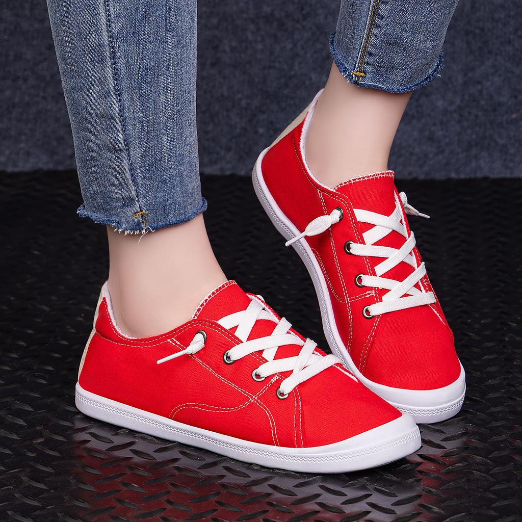 Large Size Sports Shoes, Spring Lightweight Shoes, Soft-soled Flat-heeled Casual Shoes, Outdoor Vacation Walking Shoes