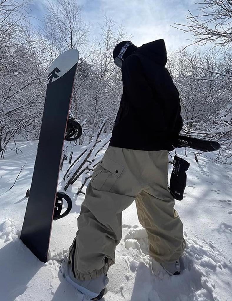 HOTIAN Snowboardové lyžařské kalhoty pro muže a 4 velikosti Voda a xypK2201 Kalhoty, Unisex, Ženy, (XS-L), 10 000 mm odolnost, vodoodpudivý,